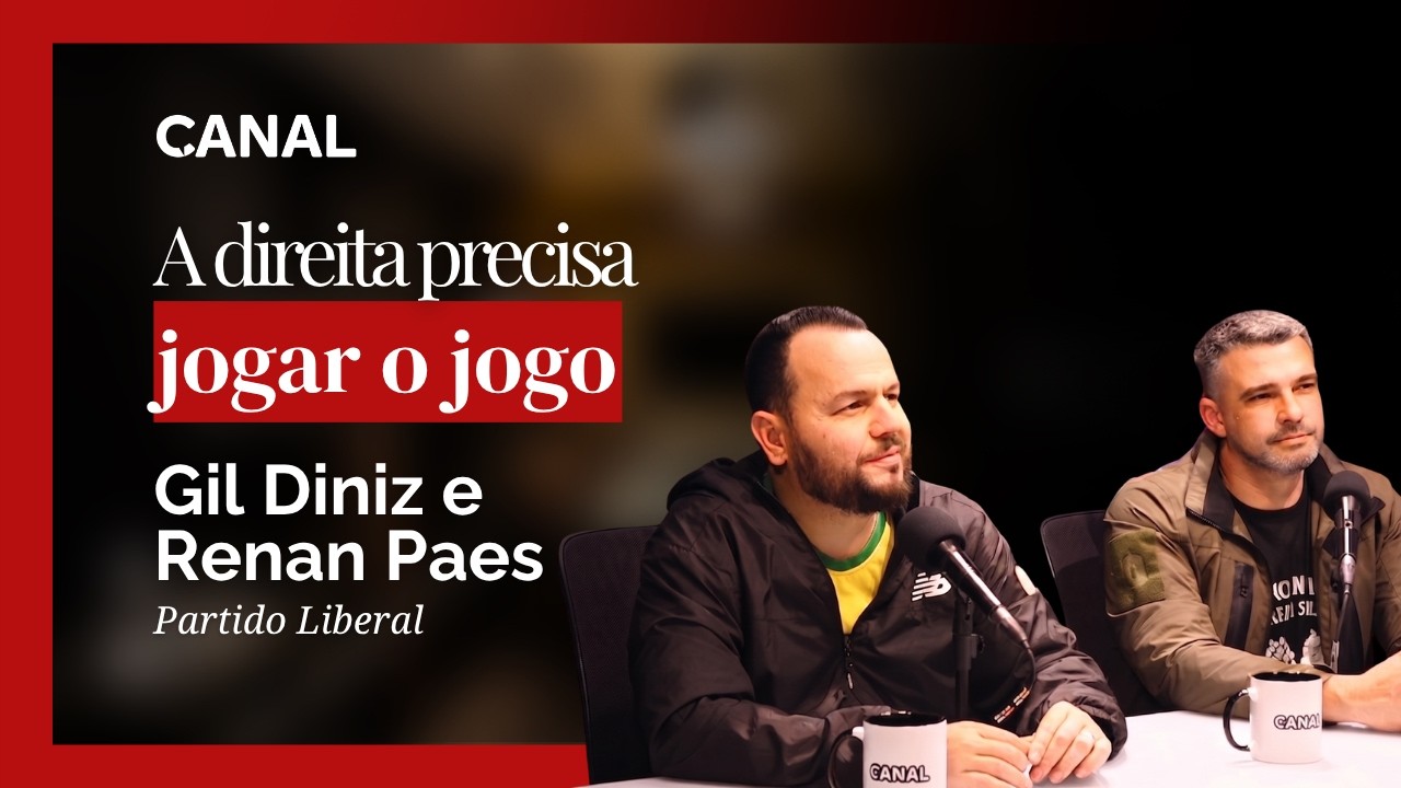 Gil Diniz e Renan Paes durante conversa no Canal Estado SP
